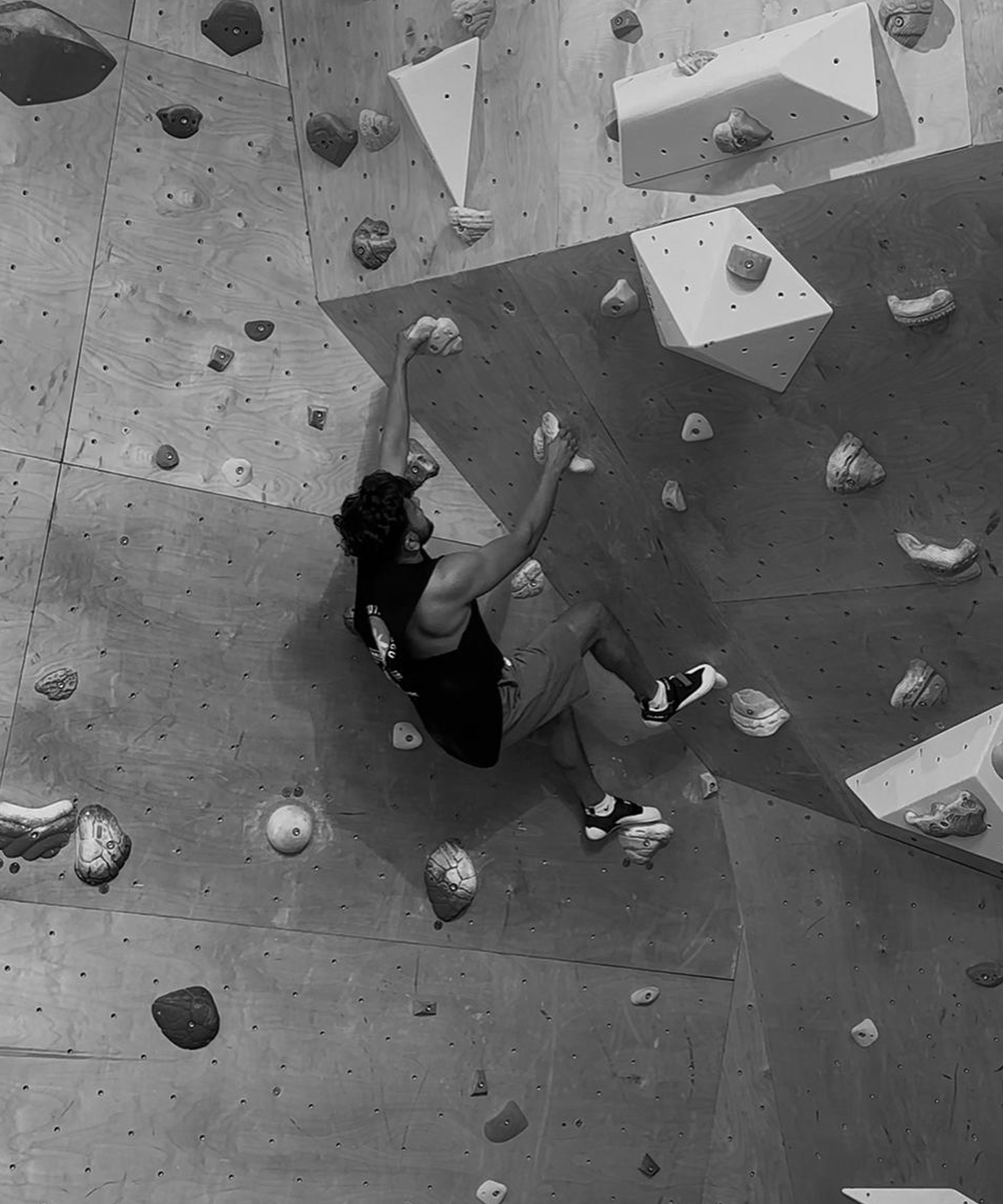 Tejas Patil bouldering