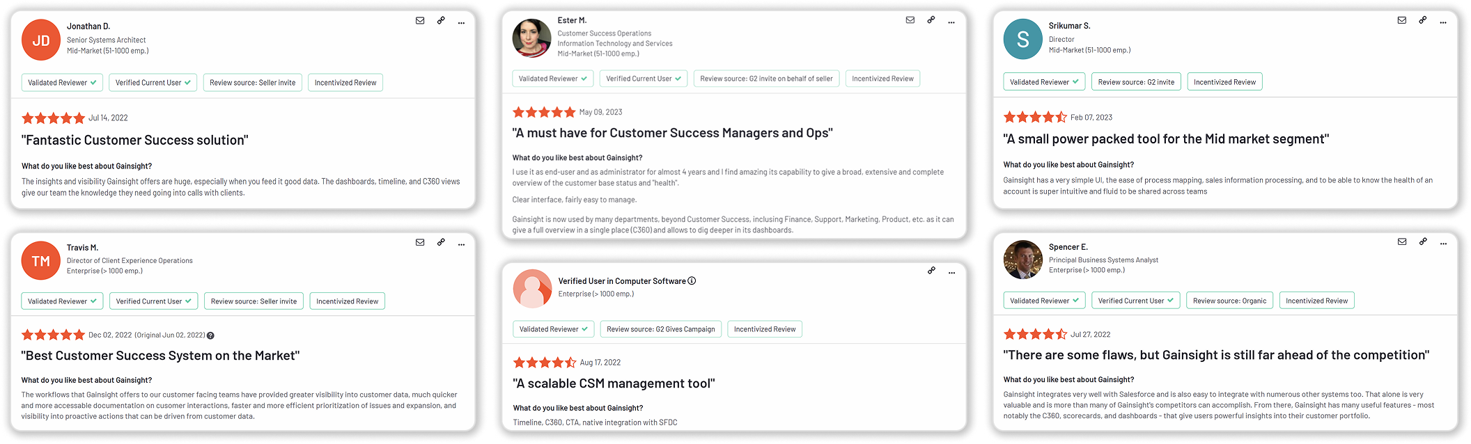 G2 customer reviews