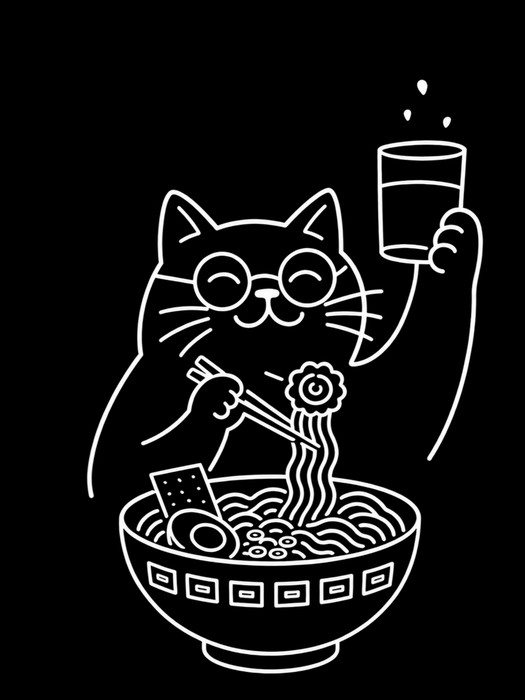 Ramen cat